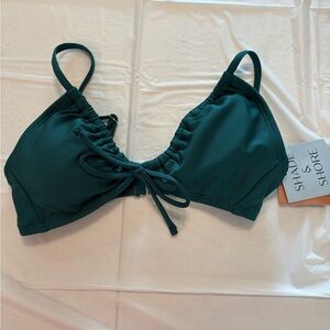 Shade & Shore Green Bikini Top